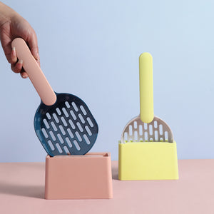 Multi Functional Pet Litter Scoop – Dog & Cat Poop Scooper with Waste Bin for Easy Cleaning