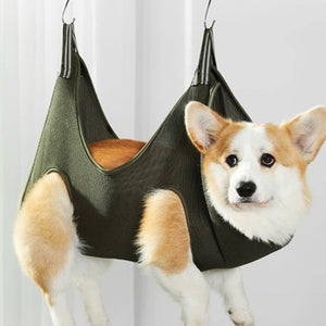 Ultimate Pet Grooming Hammock Harness for Cats and Dogs - Perfect for Nail Trimming and Ear Care!