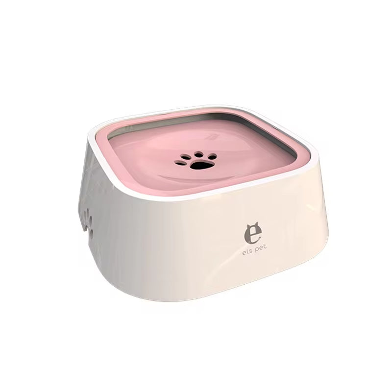 No-Spill Floating Water Bowl – Anti-Wet Mouth Dispenser for Dogs & Cats