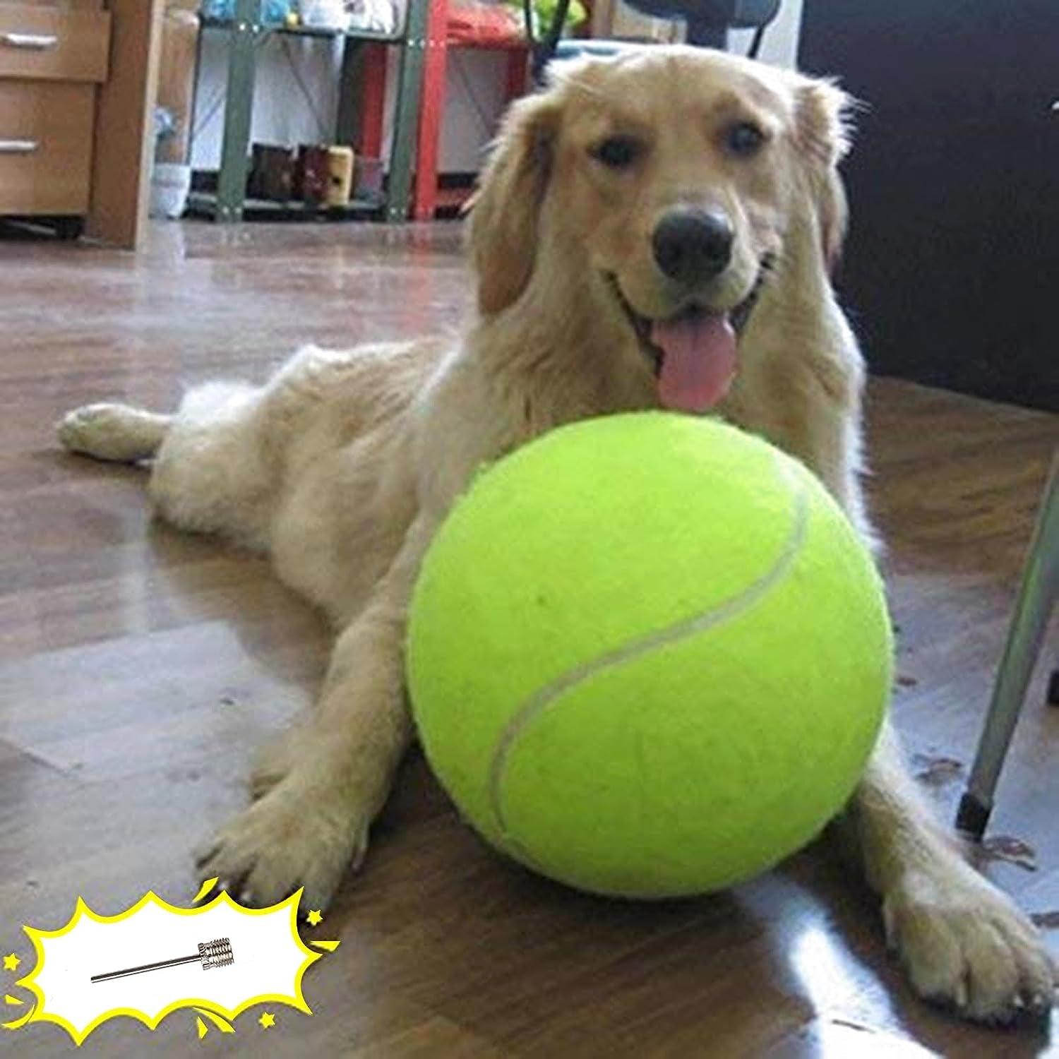 Giant 9.5" Dog Tennis Ball Large Pet for Small Medium Large Dog