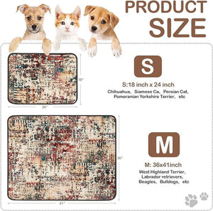 Qeils 2-Pack Washable Dog Pee Pads - Super Absorbent, Leakproof, Non-Slip Training Pads for Crate, Floor, and Couch - Perfect for Puppies and Whelping!
