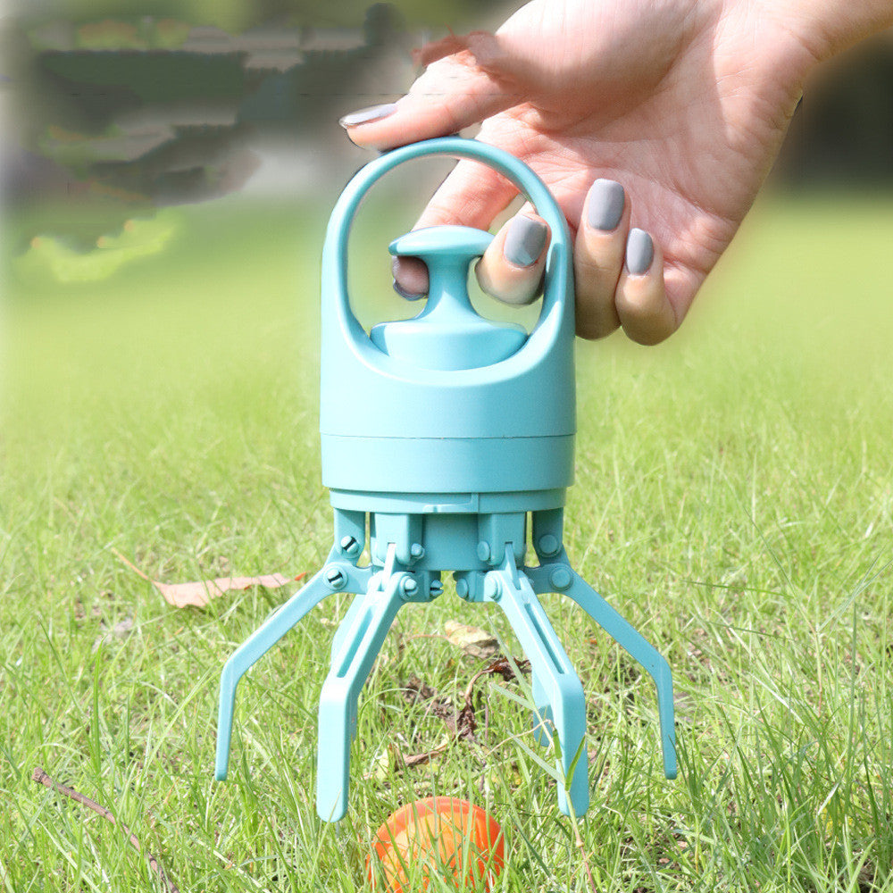 Ultimate Portable Dog Pooper Scooper with Built-In Bag Dispenser - Lightweight Eight-Claw Shovel for Easy Pet Cleanup