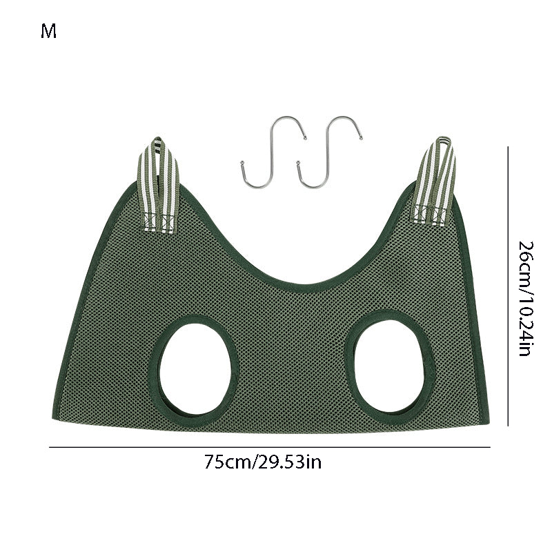 Ultimate Pet Grooming Hammock Harness for Cats and Dogs - Perfect for Nail Trimming and Ear Care!