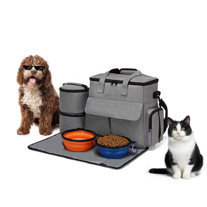 Large-Capacity Dog Travel Bag – Portable Pet Backpack for Outdoor Trips & Storage