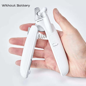 LED Light Professional Pet Nail Clipper Scissors - Perfect for Dogs and Cats!