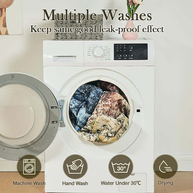Qeils 2-Pack Washable Dog Pee Pads - Super Absorbent, Leakproof, Non-Slip Training Pads for Crate, Floor, and Couch - Perfect for Puppies and Whelping!