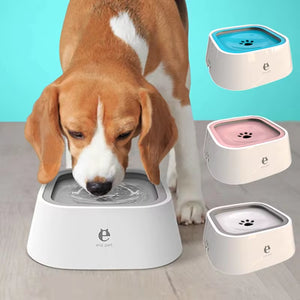 No-Spill Floating Water Bowl – Anti-Wet Mouth Dispenser for Dogs & Cats