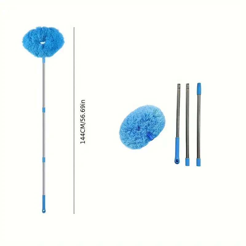 Ceiling Fan Cleaner Dusters with Extension Pole Dust Removal Brush Removable Ceiling and Fan Duster Ceiling Fan Cleaning Tool