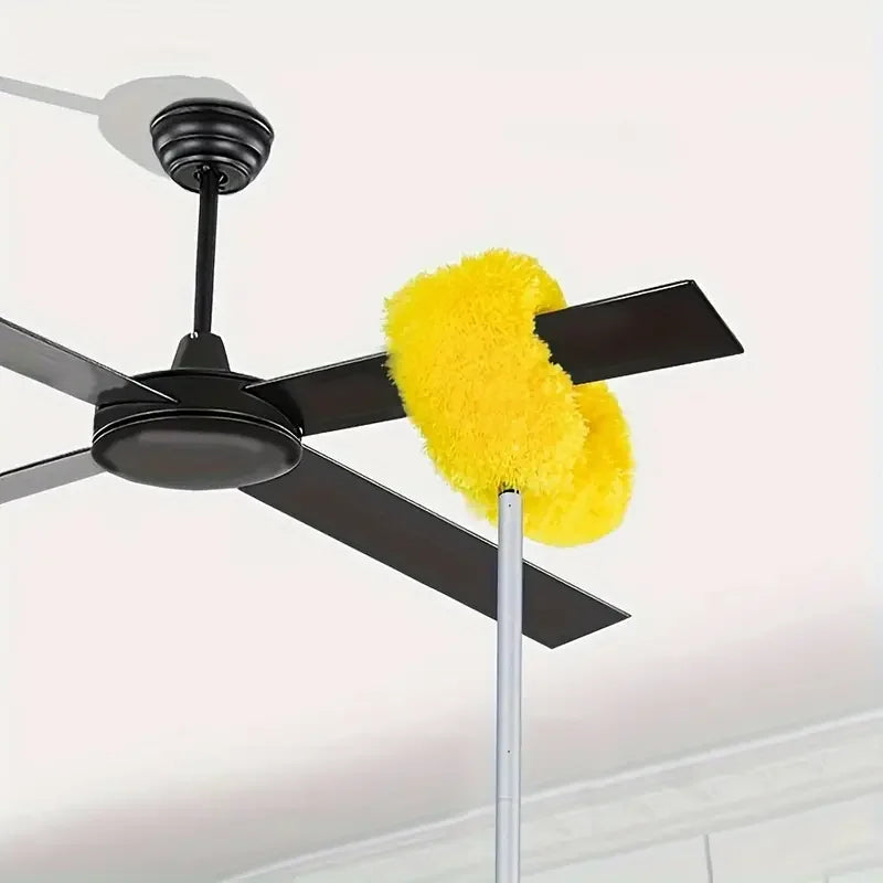 Ceiling Fan Cleaner Dusters with Extension Pole Dust Removal Brush Removable Ceiling and Fan Duster Ceiling Fan Cleaning Tool