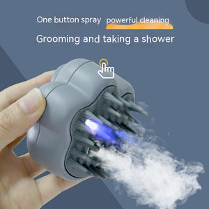 Pet Steam Massage Comb - Relax and Groom Your Pet While Removing Loose Hair!