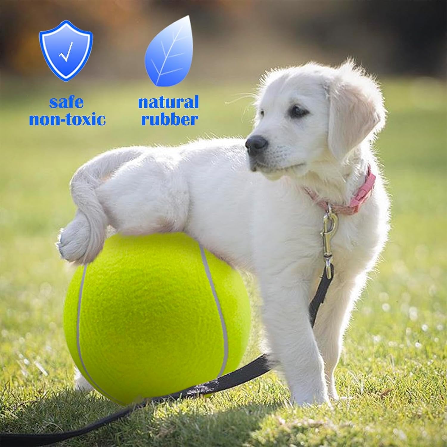 Giant 9.5" Dog Tennis Ball Large Pet for Small Medium Large Dog