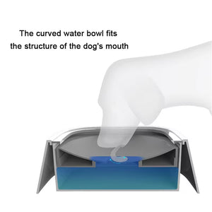 No-Spill Floating Water Bowl – Anti-Wet Mouth Dispenser for Dogs & Cats