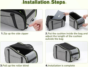 Console Dog Car Seat Dog Armrest Booster Seat, Soft Pad Center Console Dog Car Seat for Puppy, Puppy Car Seat Pet Booster Seat with Safe Strap, Suitable for Small Dog up To11Bls