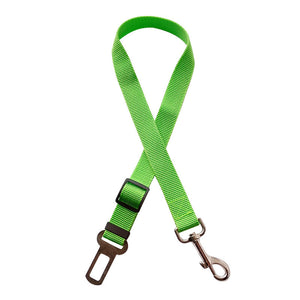Adjustable Pet Car Seat Belt – Safety Harness Lead Clip for Dogs & Cats