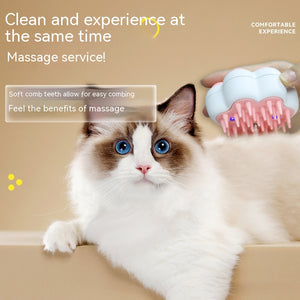 Pet Steam Massage Comb - Relax and Groom Your Pet While Removing Loose Hair!